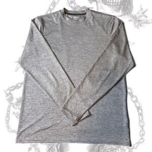 Bcg Men's Grey and White Shirt